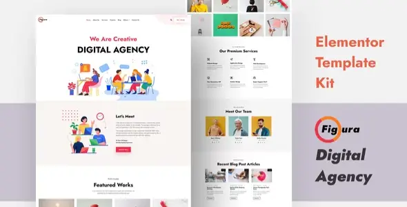 Figura – Creative Agency Elementor Template Kit