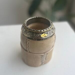 Torpedo Imperial calabaza forrado en cuero crudo