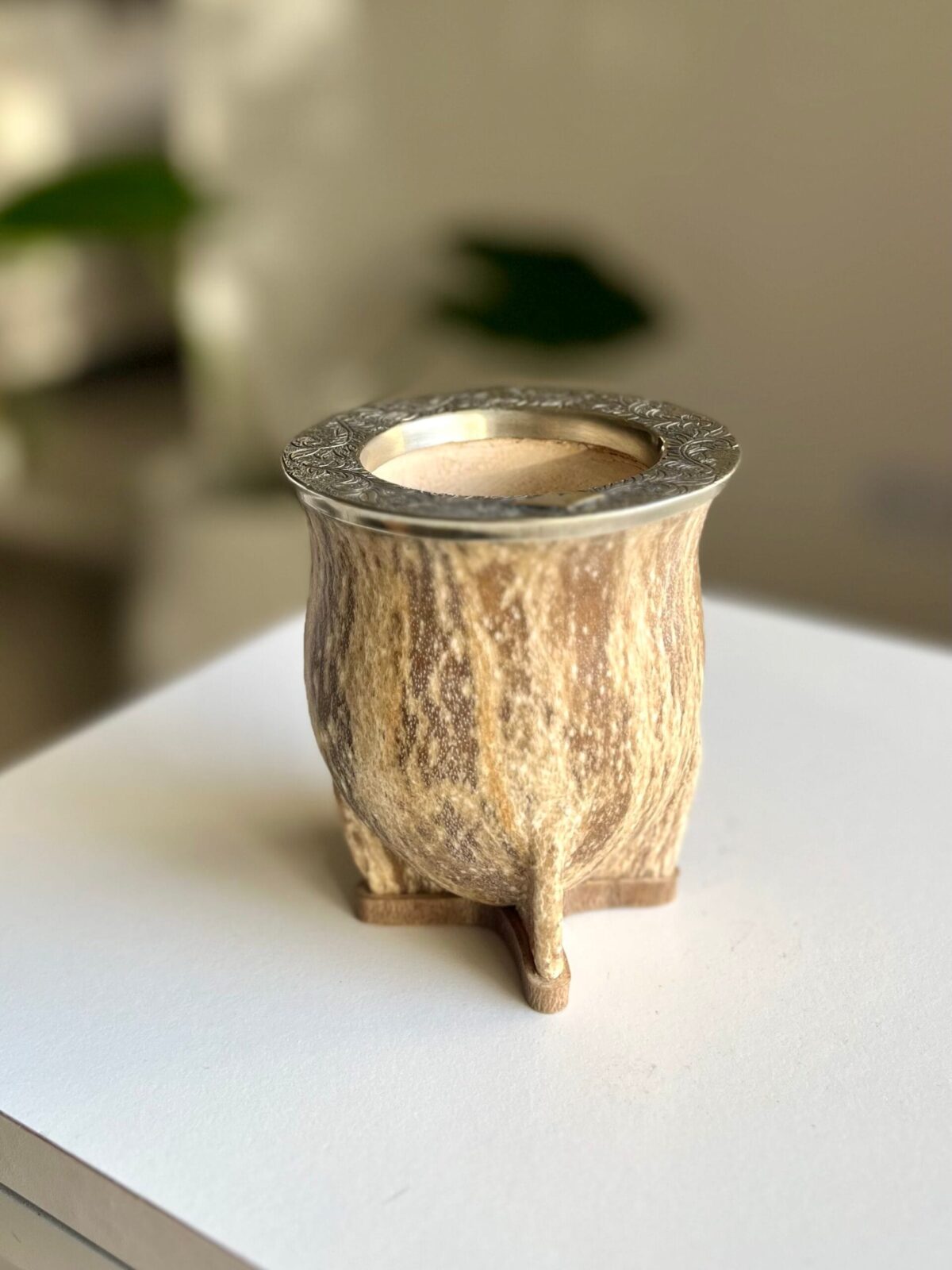 Camionero Cincelado cuero crudo.