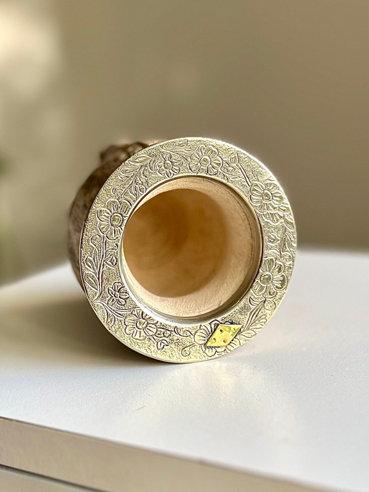 Camionero Cincelado cuero crudo.