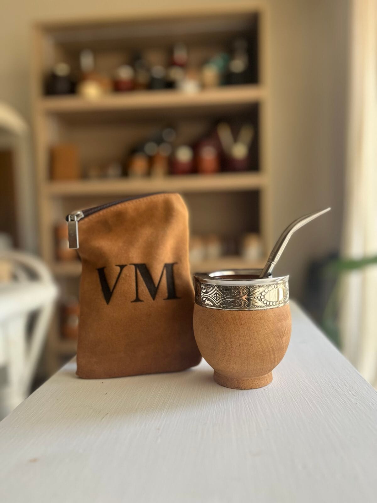 Combo imperial algarrobo + yerbera