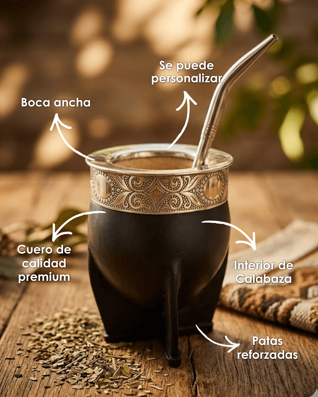 Mate imperial virola lisa