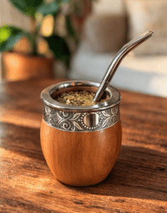 Mate imperial algarrobo abstracta