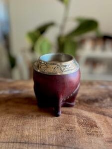 Torpedo de calabaza cincelado marrón