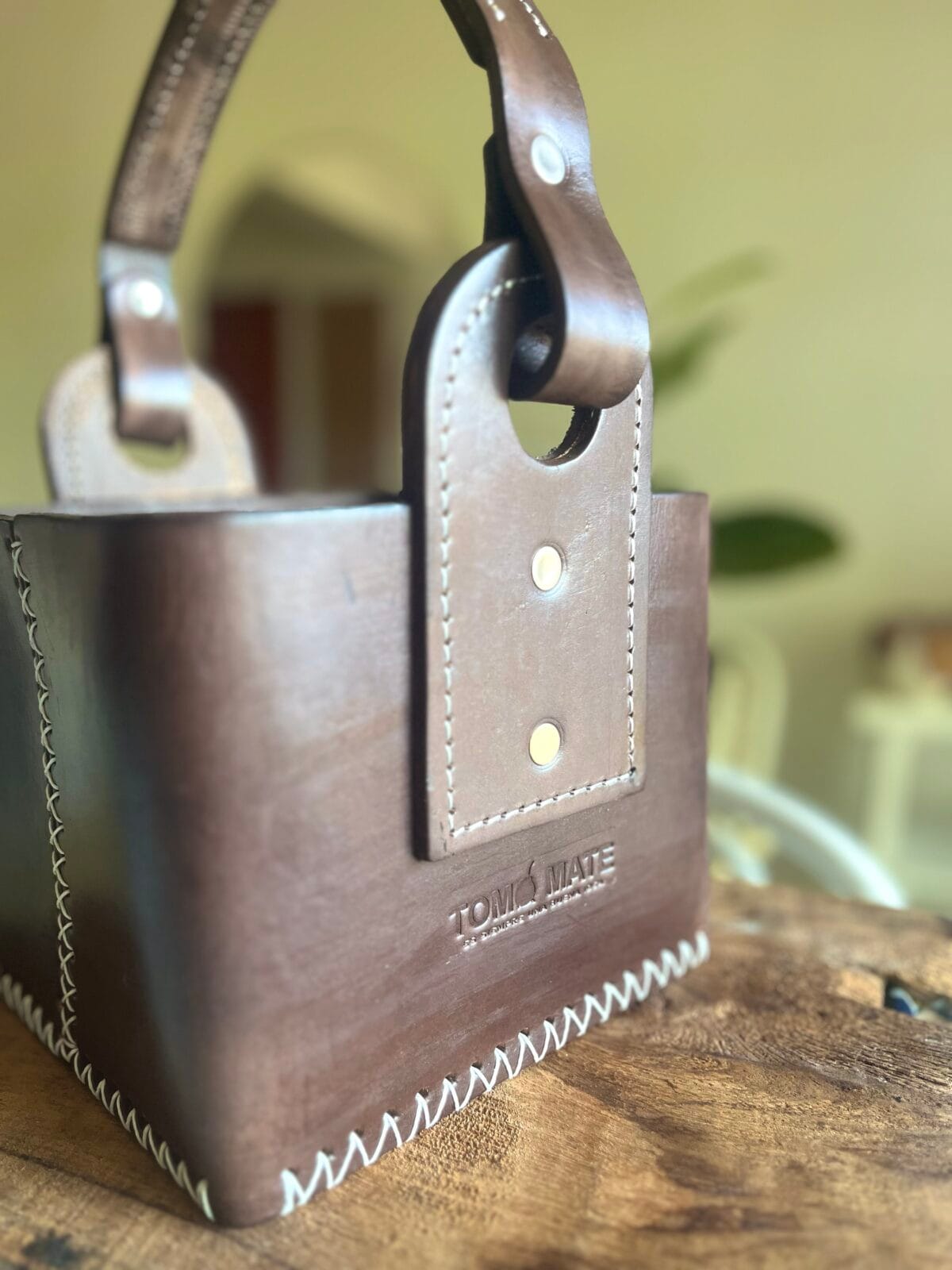 Matera canasta marrón